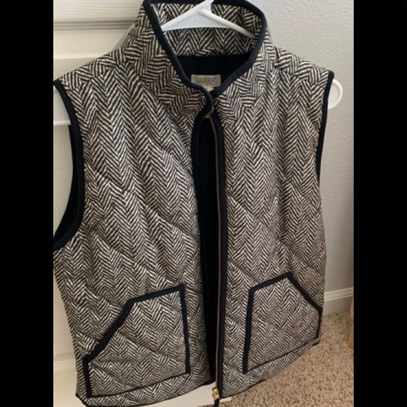 J Crew Houndstooth vest, xsmall - Picture 1 of 1